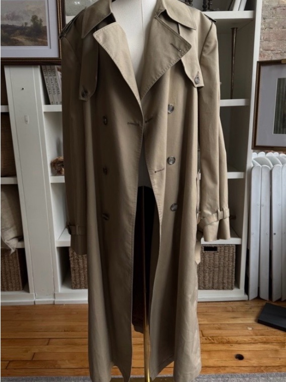 Vintage Christian Dior Trench Coat Size 48XL